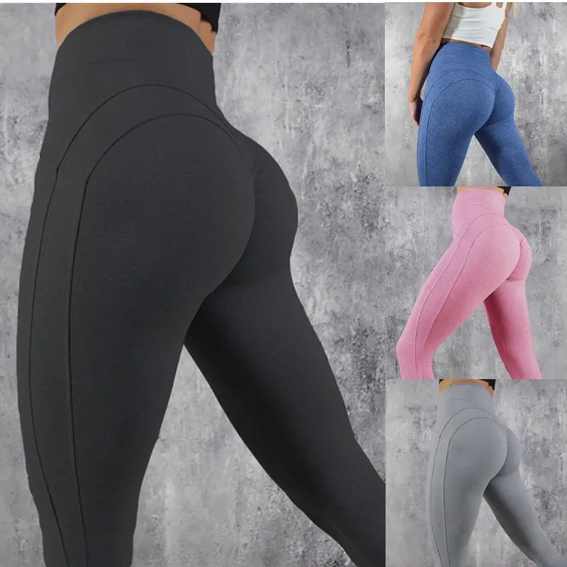 Women's  Stretch Running Yoga Fitness Pants High Waist 1