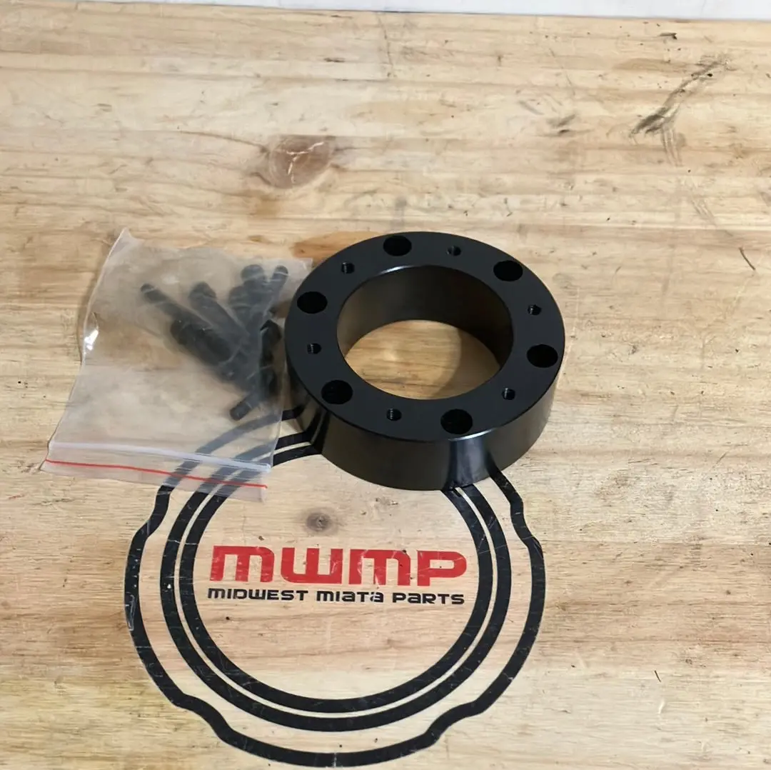 25Mm/1" Aluminum Steering Wheel Spacer Hub Extension Adapter Boss Kit 1