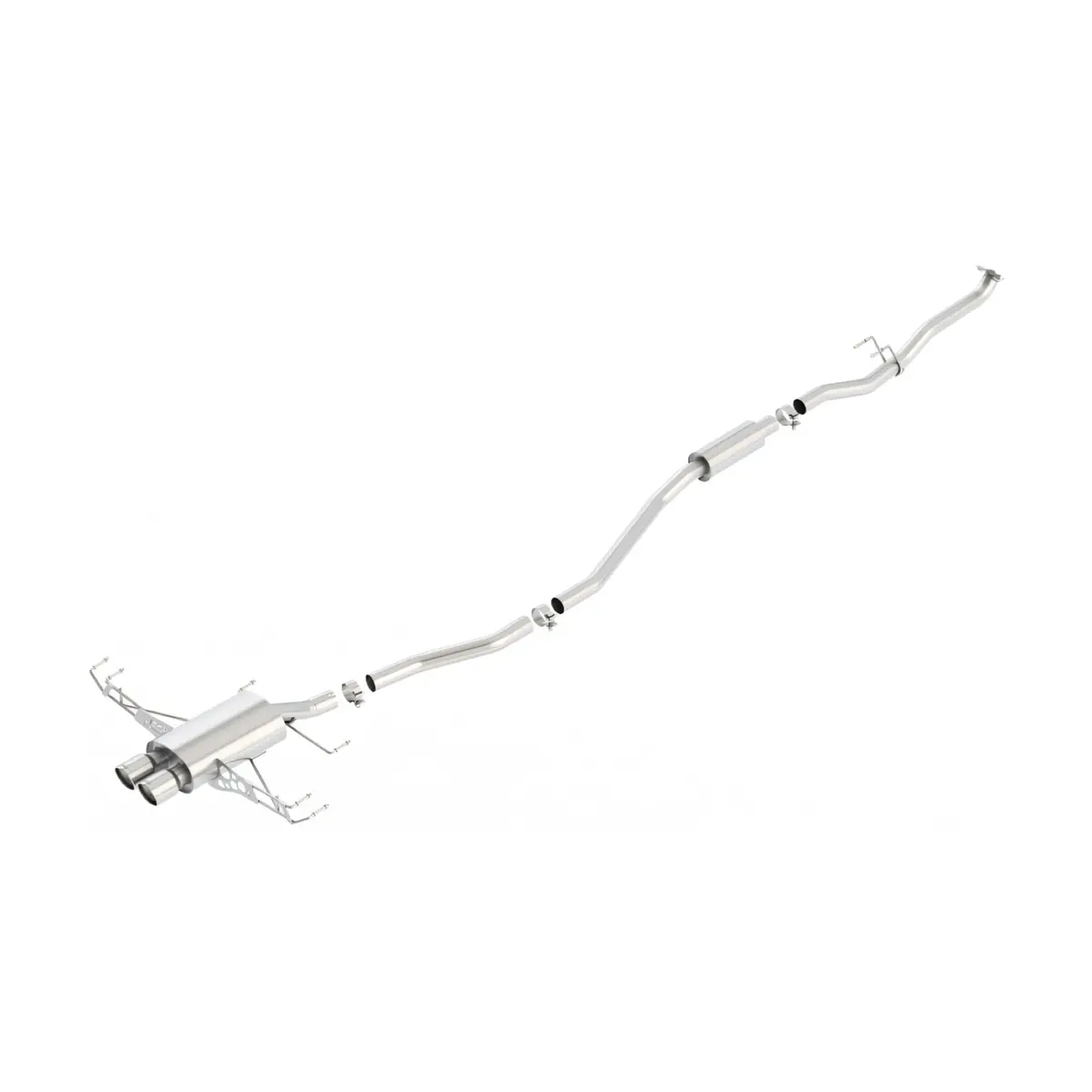 Borla S-Type Cat-Back Exhaust For 17-21 Civic Hatchback 1