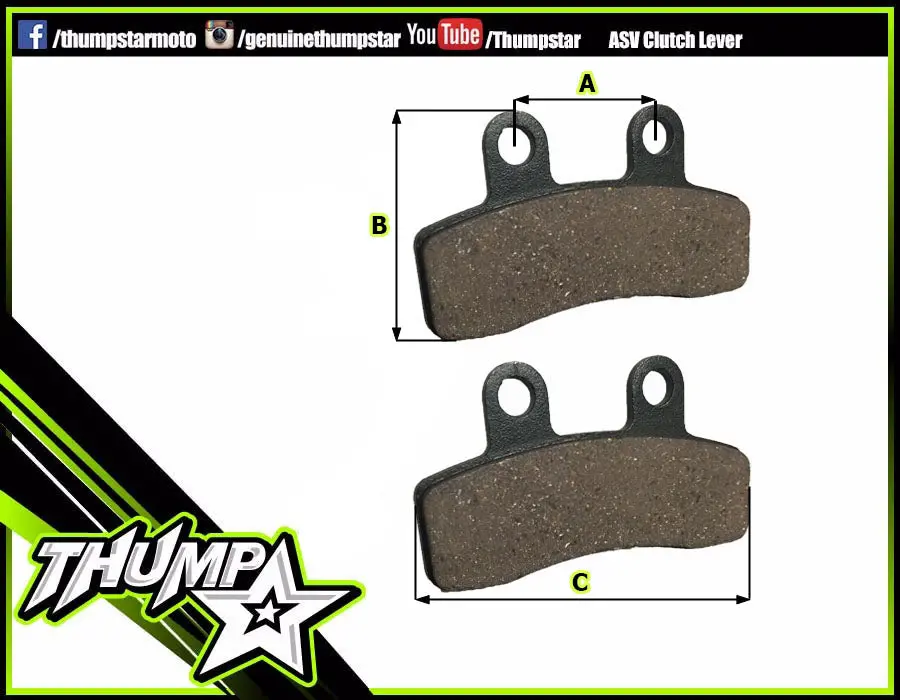 7022 | Brake Pads Front | Hole Centres 24Mm 1