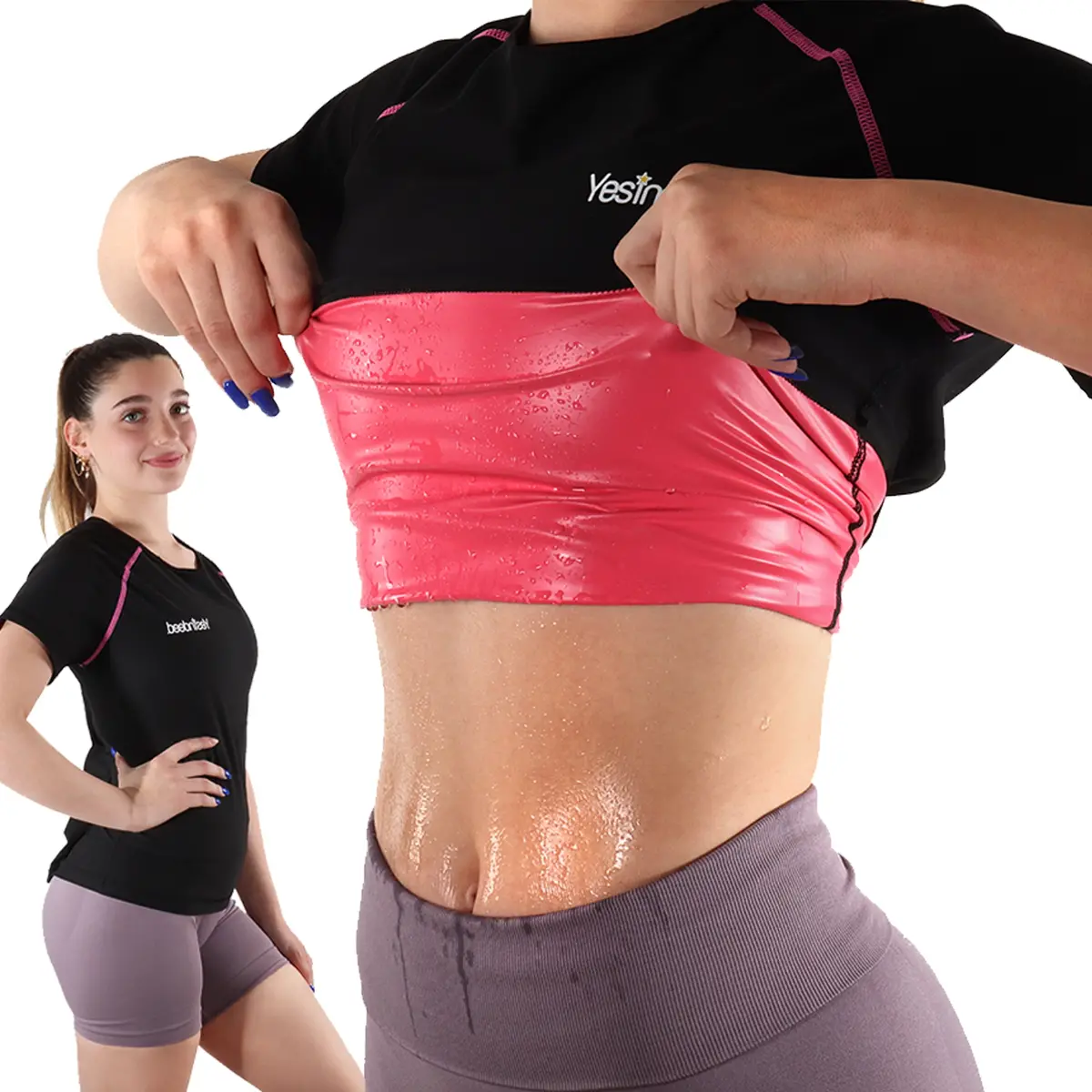 Women's Premium Workout Tank Top Slimming Sauna 1