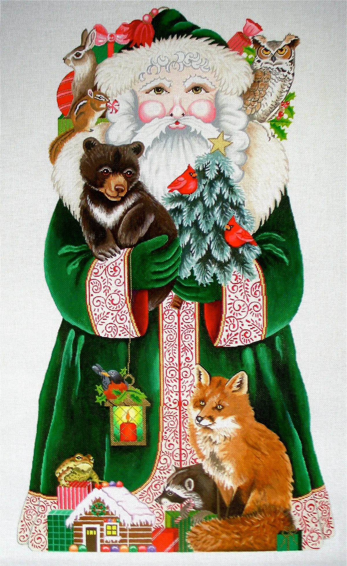 7056-13 Woodland Santa - 30" 1