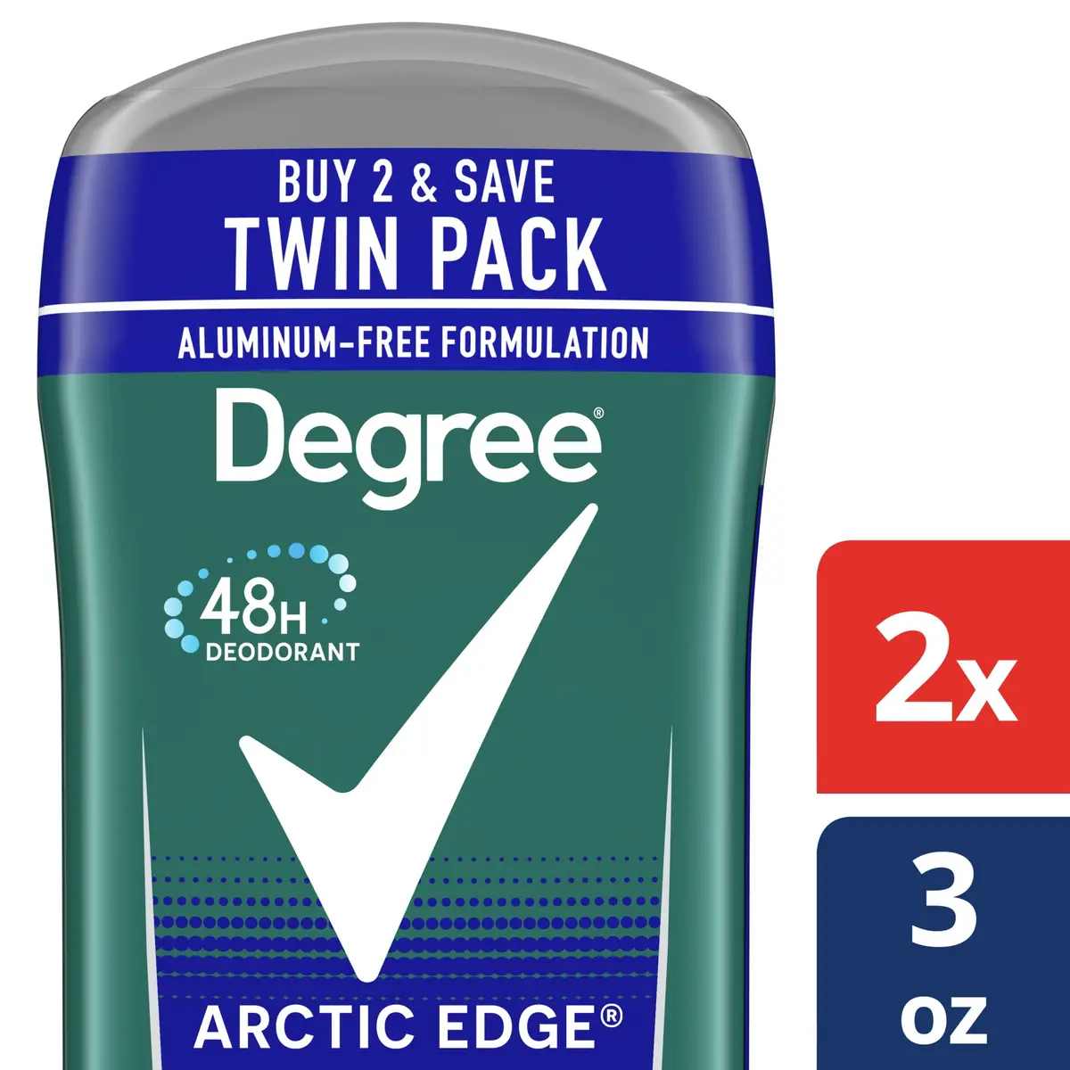 Degree Men Deodorant For Odor Arctic Edge 48 Hour Protection 3 Oz 2 Count 1