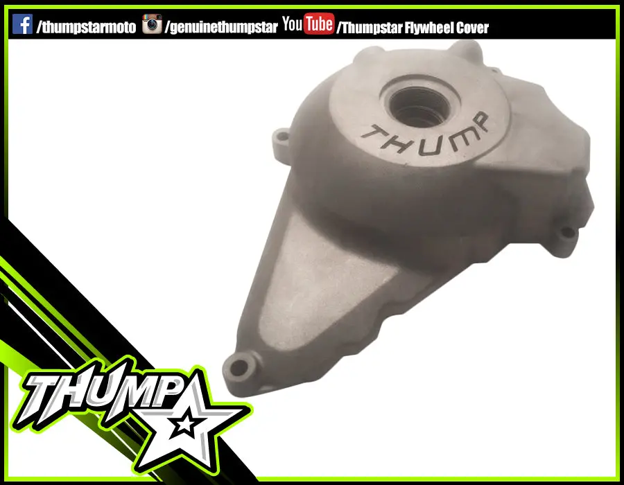 7678 | Stator/Flywheel Cover | Electric Start Silver 1
