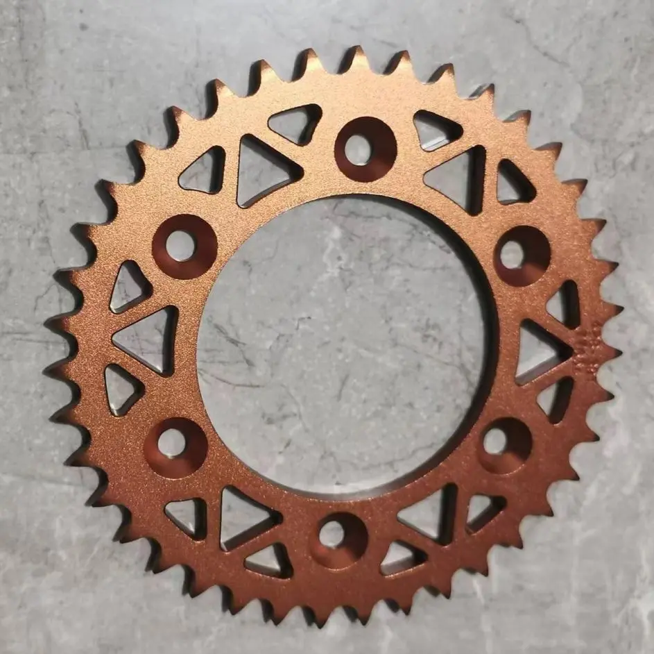 7764-Or | Cnc Sprocket 428X37t | Orange 1