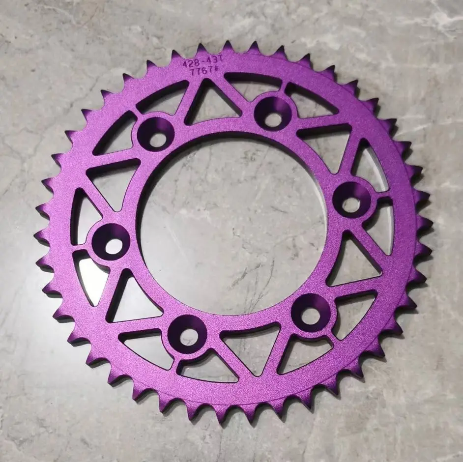 7766-Pur | Cnc Sprocket 428X41t | Purple 1