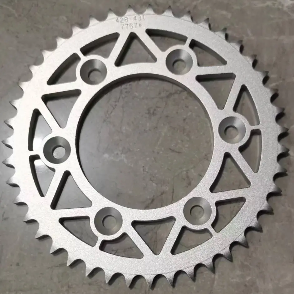 7766-Sil | Cnc Sprocket 428X41t | Silver 1