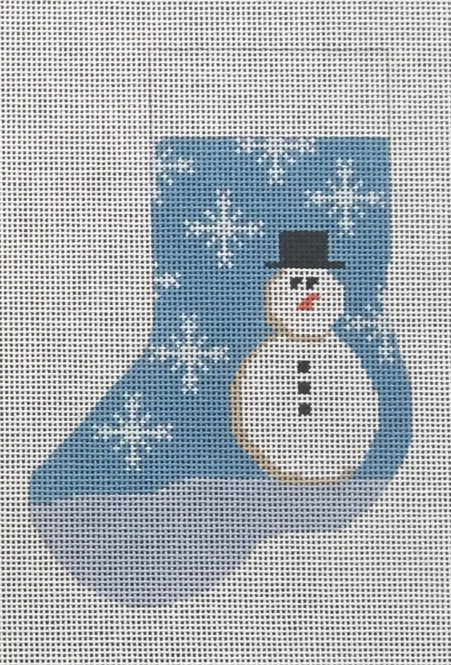 Stk103 Snowman Mini Stocking 1