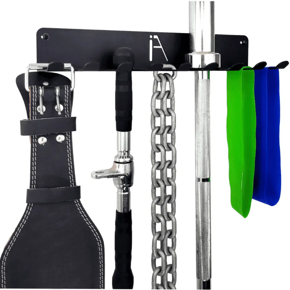 Multi-Purpose Gym Storage Rack, 9 Prong, 17 Inch 1