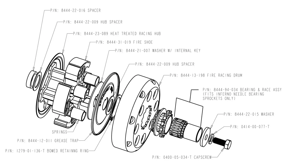 Hilliard Inferno Flame Replacement Parts 1