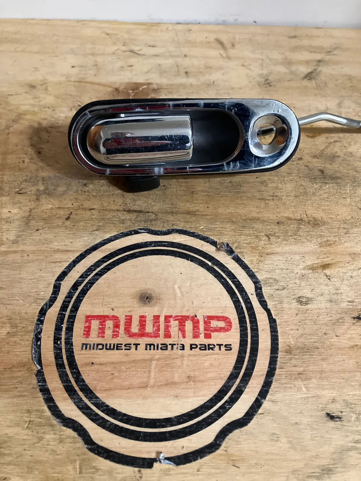 1990-1997 Mazda Miata Left Outer Chrome Door Handle Na01-59-410D 1