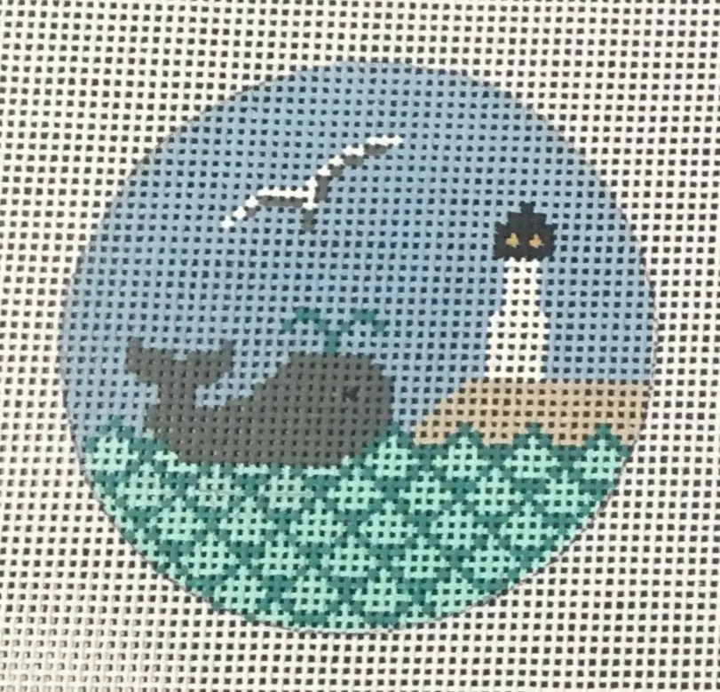 Orn207 Whale And Lighthouse 1
