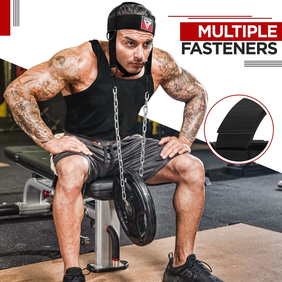Neck Harness Weight Lifting Training, Head Harness Exerciser 1