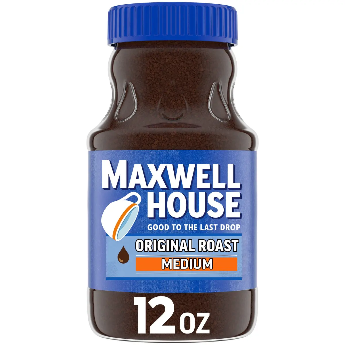Maxwell House The Original Roast Instant Coffee, 12 Oz, Maxwell Coffee, Free 1