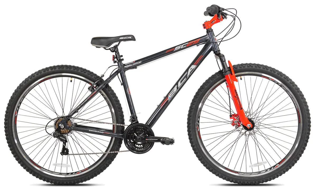 29" Mountain Bike, Gray/Orange 1
