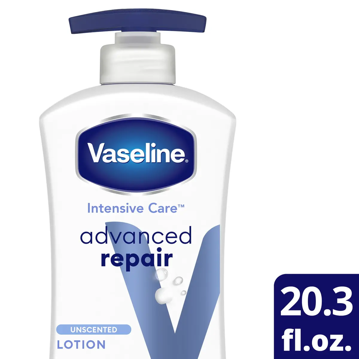 Vaseline Intensive Care Advanced Repair Unscented Body Lotion, 20.3 Oz 1