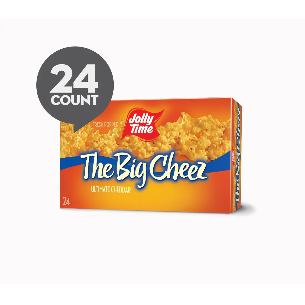 Jolly Time The Big Cheez Cheddar Cheese Microwave Popcorn, 24 Ct 3.5 Oz. Bags 1
