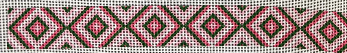 B557h Pink And Green Diamonds Belt 1
