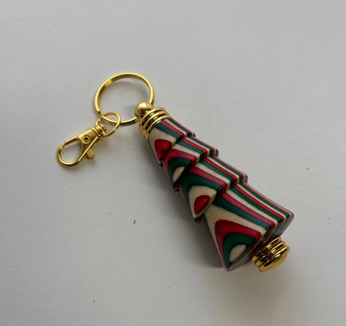 Tree Needle Case - Red, White, And Green 1