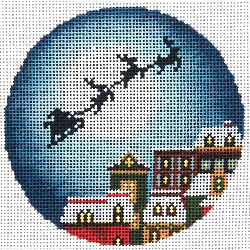 Ac012 Christmas Eve Town Ornament 1