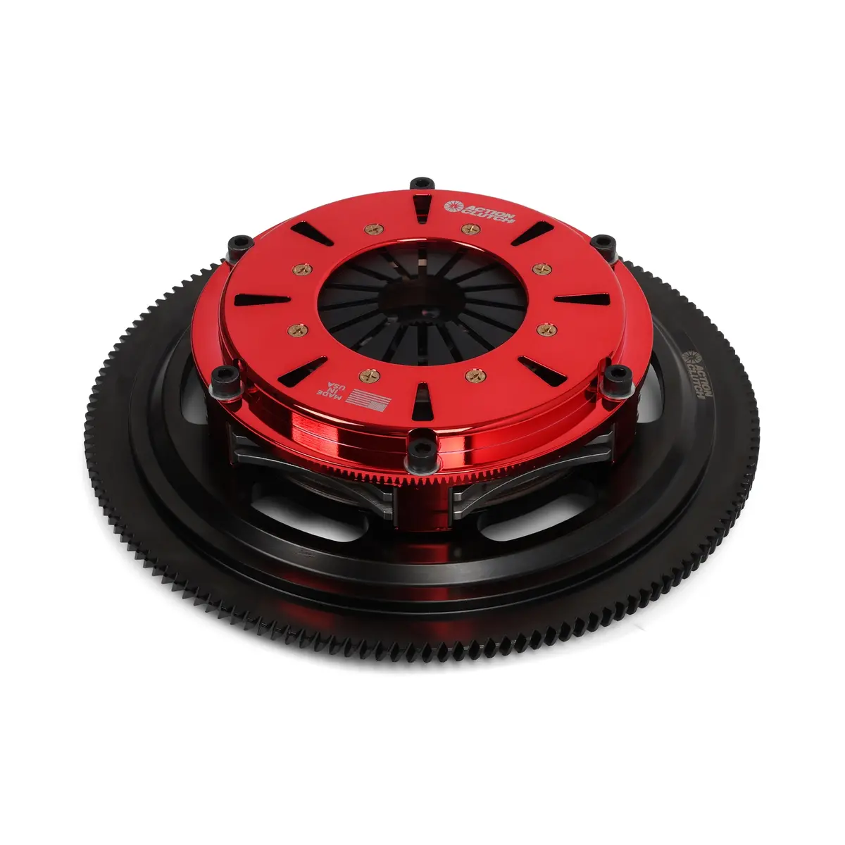 Action Clutch 7.25" Twin Disc Race Clutch Kit (17-21 Civic Type R) W/ Steel Flywheel 1