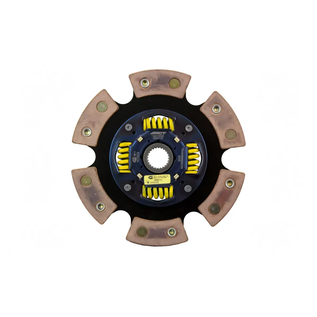 Act 6-Pad Sprung Racing Clutch Disc For Multiple Honda/Acura Models 1