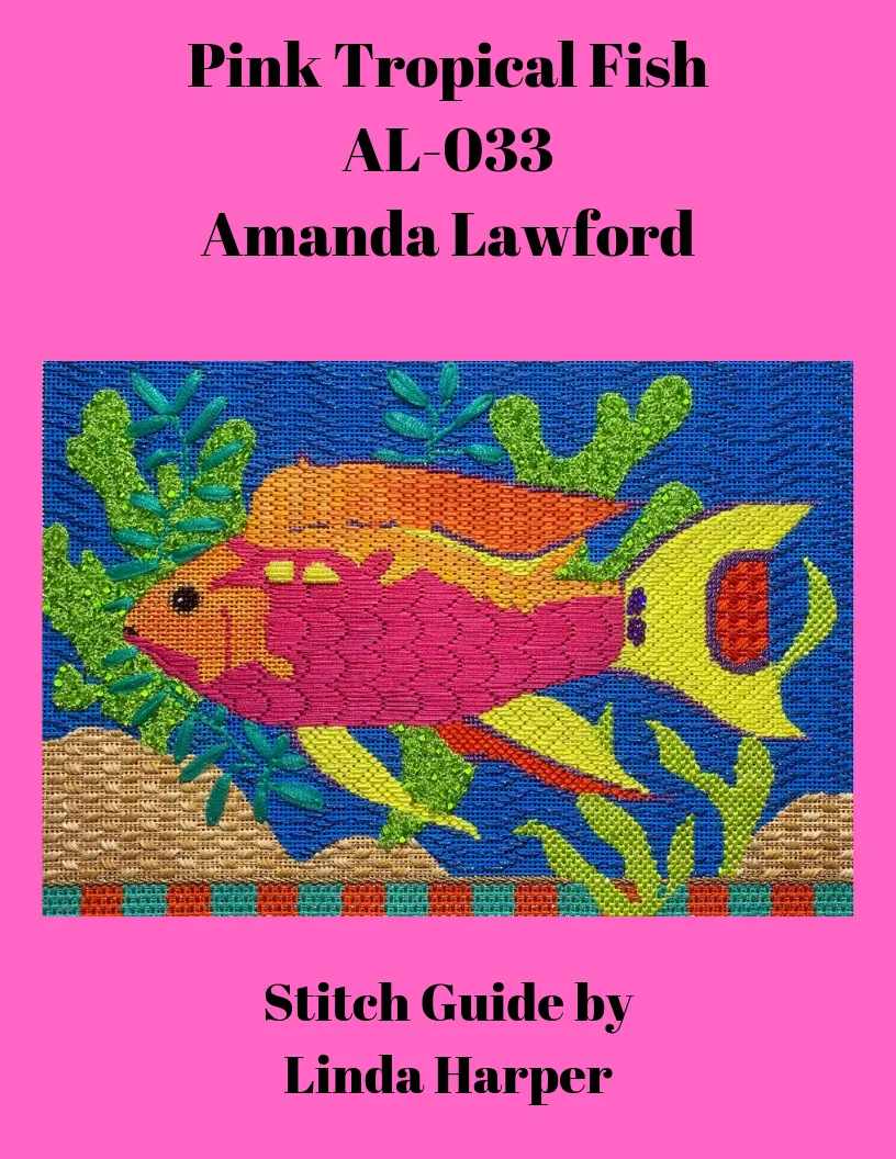 Al-033 Pink Tropical Fish Stitch Guide 1