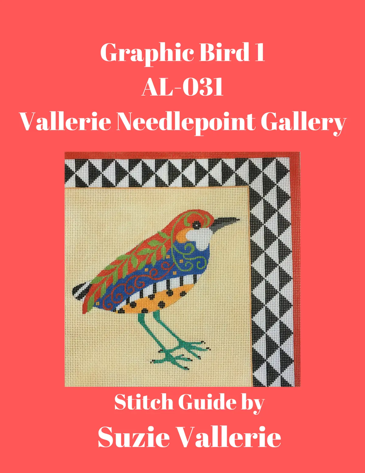 Al-031 Graphic Bird 1 Stitch Guide 1
