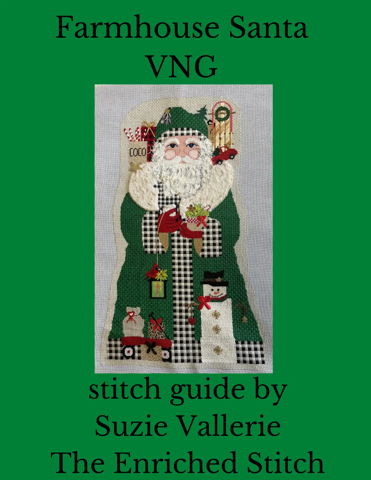 7072 Farmhouse Santa Kit 1