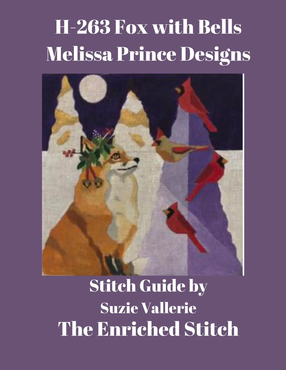 H-263 Fox With Cardinals Stitch Guide 1