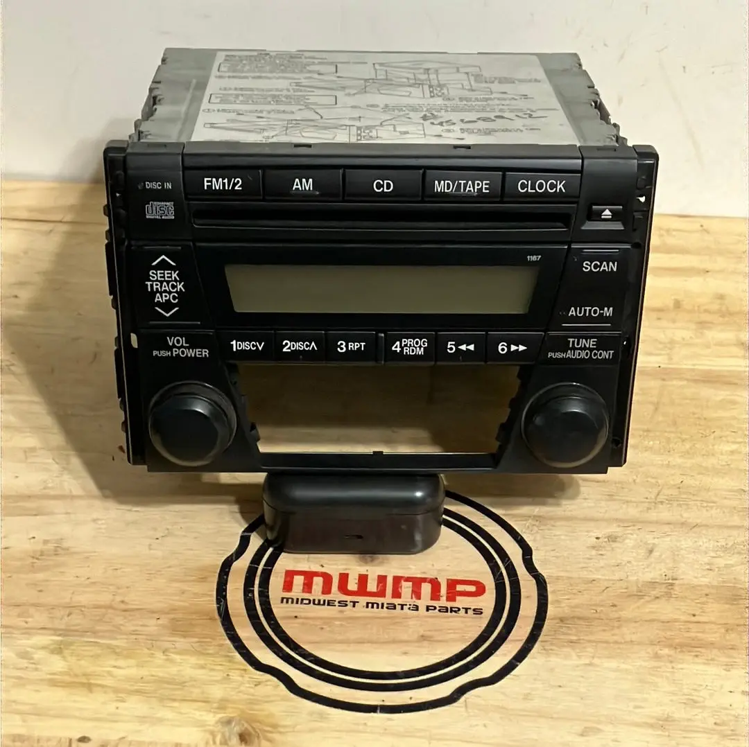 2001-2003 Mazda Miata Am/Fm/Cd Player Stereo Radio Nc72-66-09R0 1