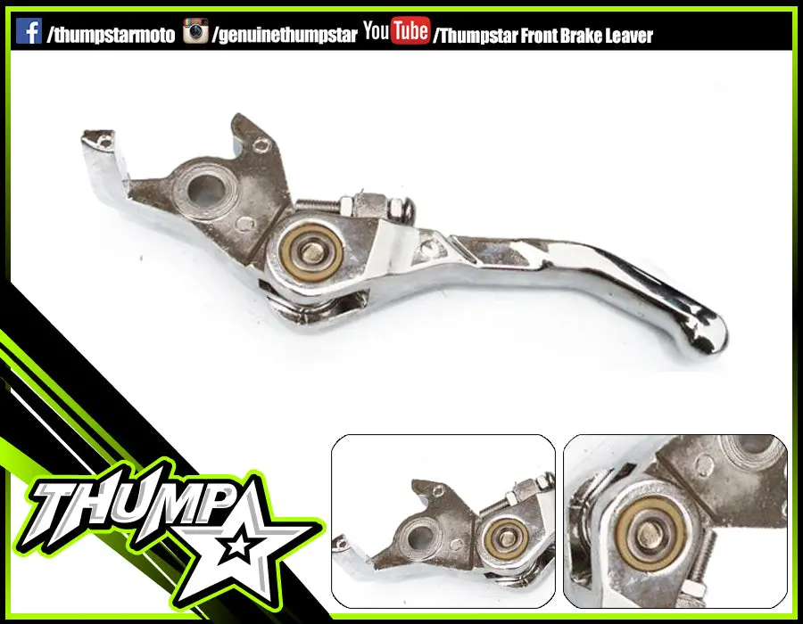 7231 | Brake | Lever | Tab | Foldable | Chrome 1
