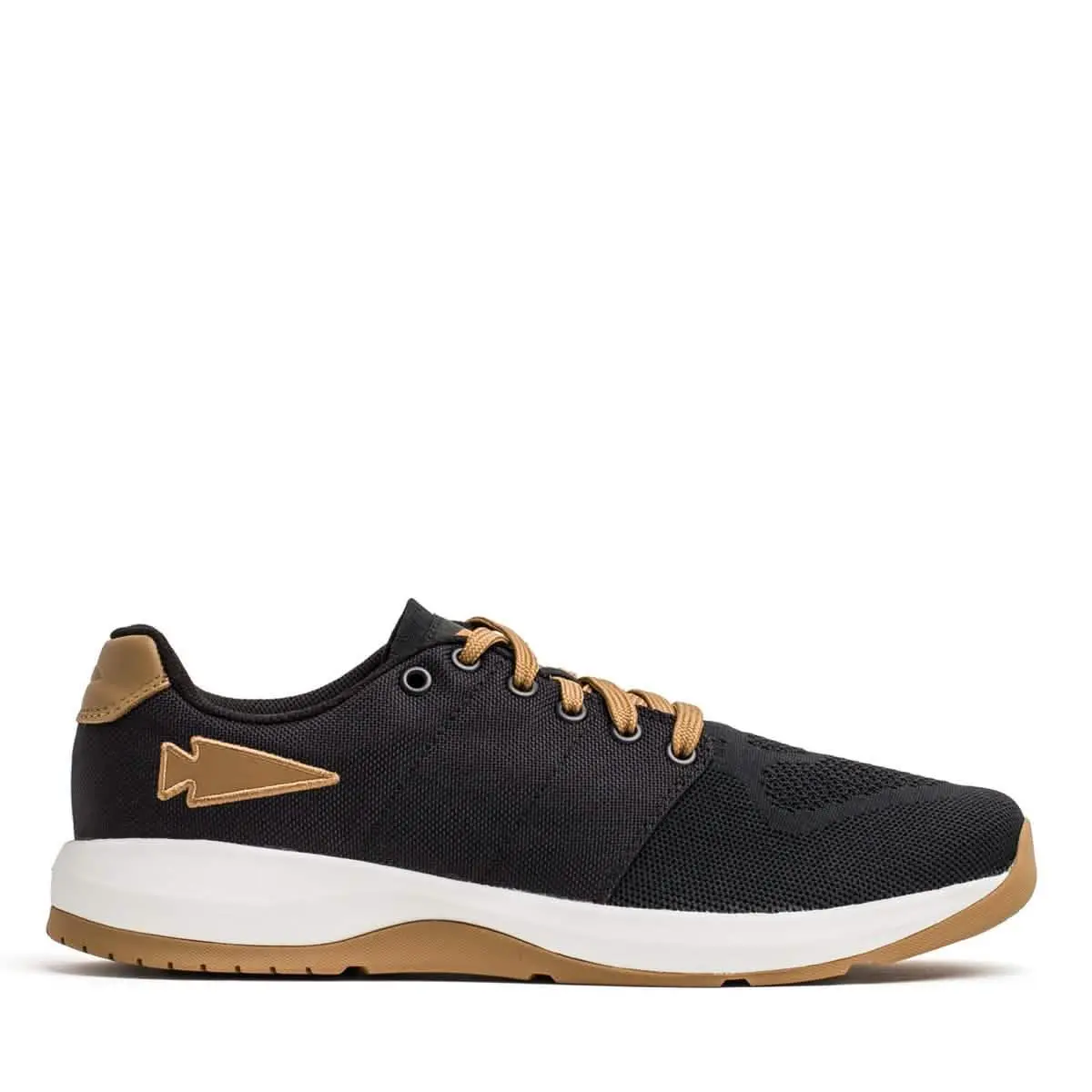 Men's Ballistic Trainers - Black + White W / Coyote Reflective Spearhead 1