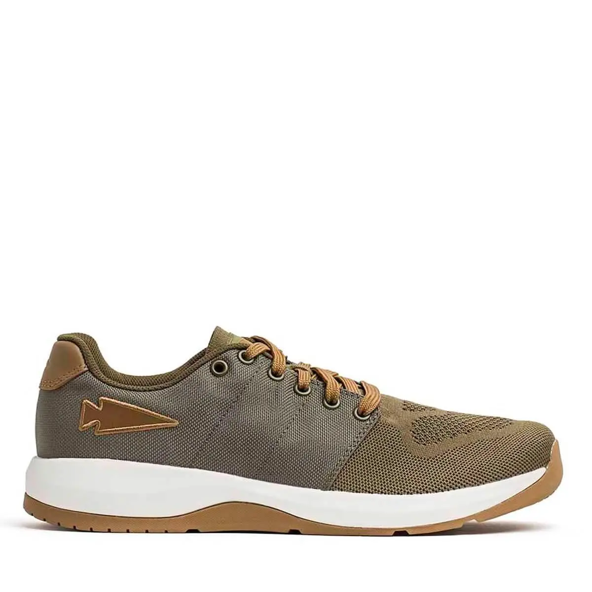 Men's Ballistic Trainers - Ranger Green + White W / Coyote Reflective Spearhead 1