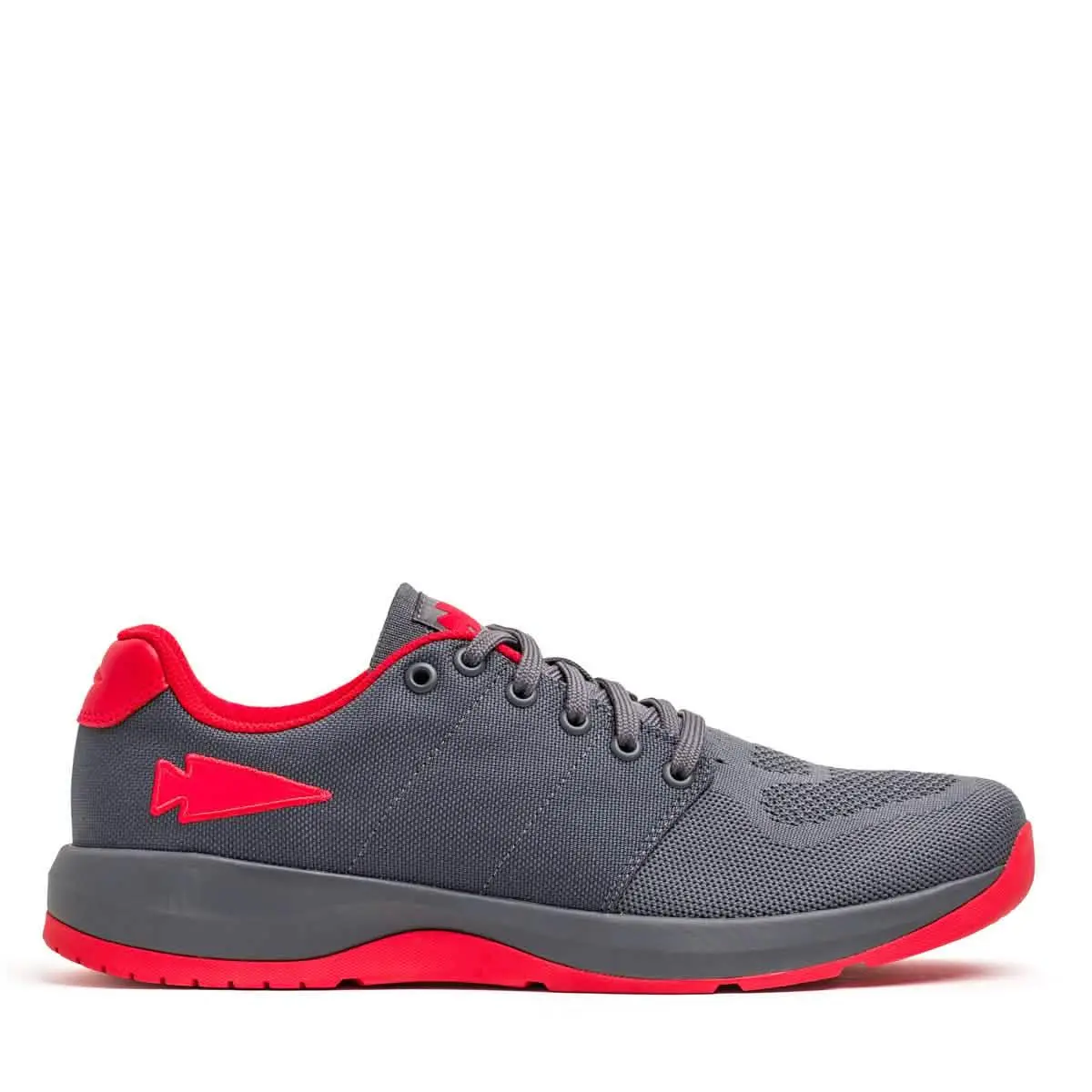 Women's Ballistic Trainers - Wolf Grey + High Risk Red 1