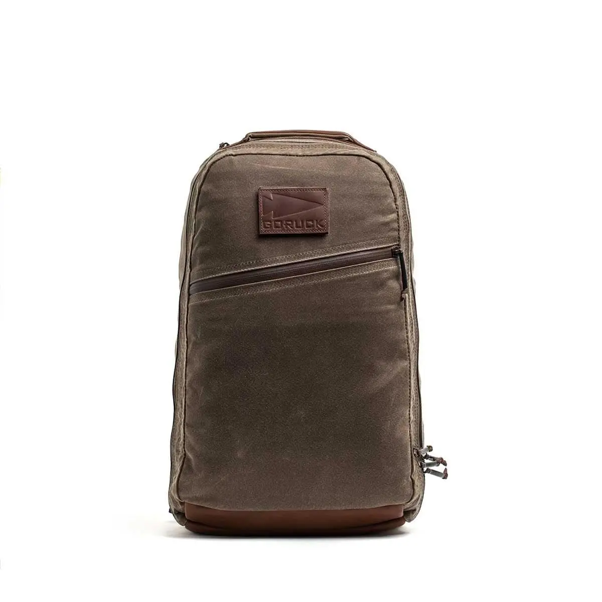 Double Compartment Bullet Ruck - Heritage Waxed Canvas - 18L 1