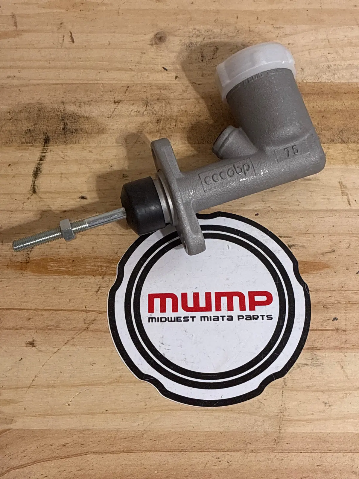 Obp Aluminum Integral Master Cylinder With Small Reservoir 0.75 Inch Bore 1