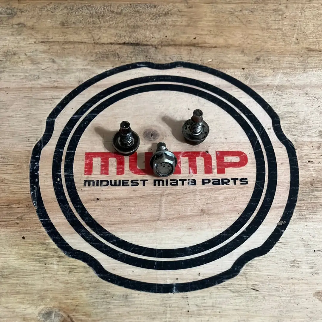 1990-2005 Mazda Miata Water Pump Pulley Bolt Kit (3) 9979-40-612 1