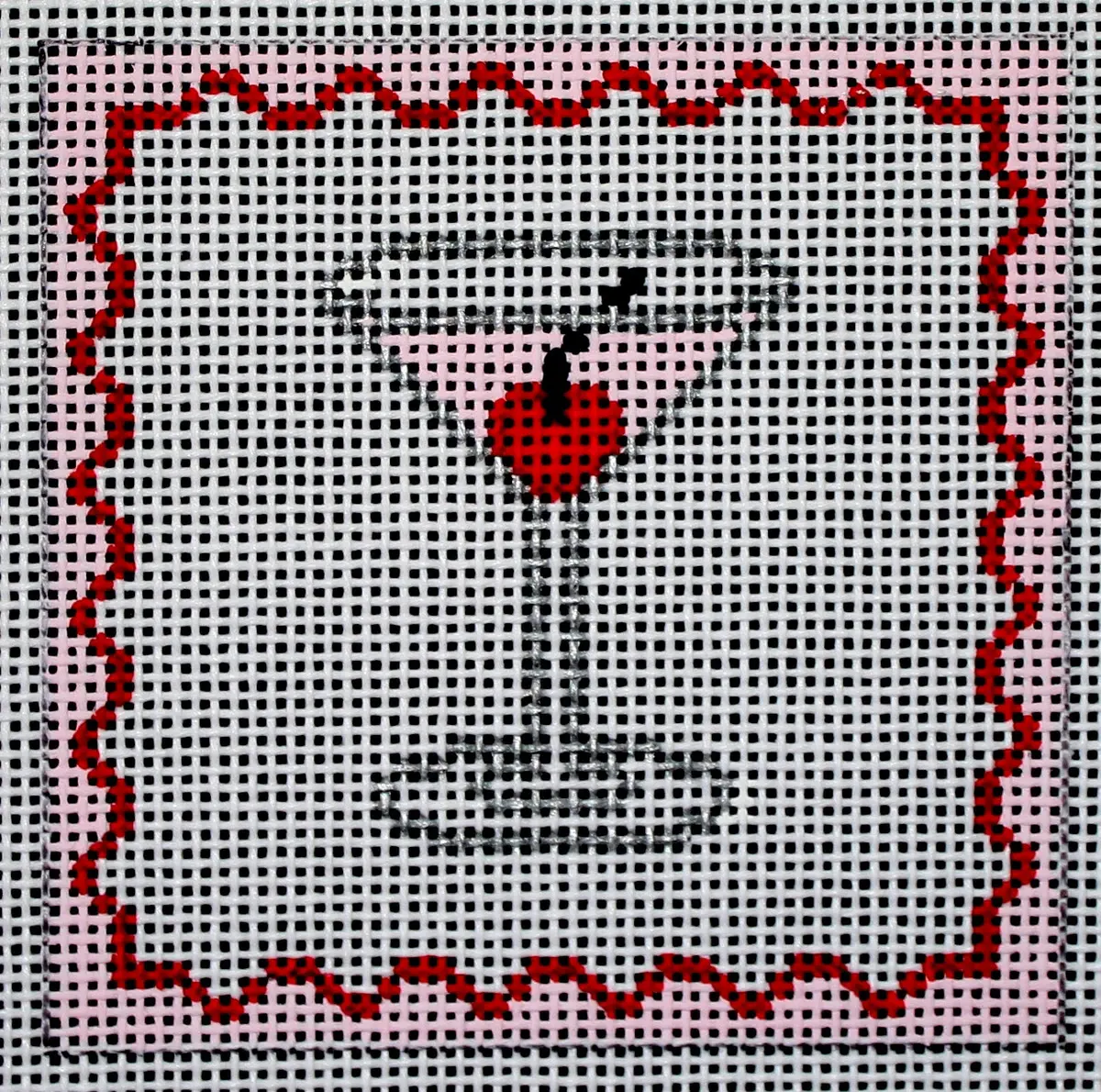 Ctr231 Pink Lady With Cherry Coaster 1