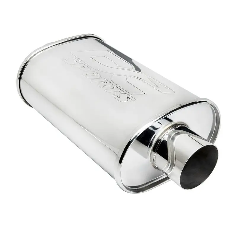 Dc Sports Universal Oval Muffler 3" Inlet / 3" Outlet 1
