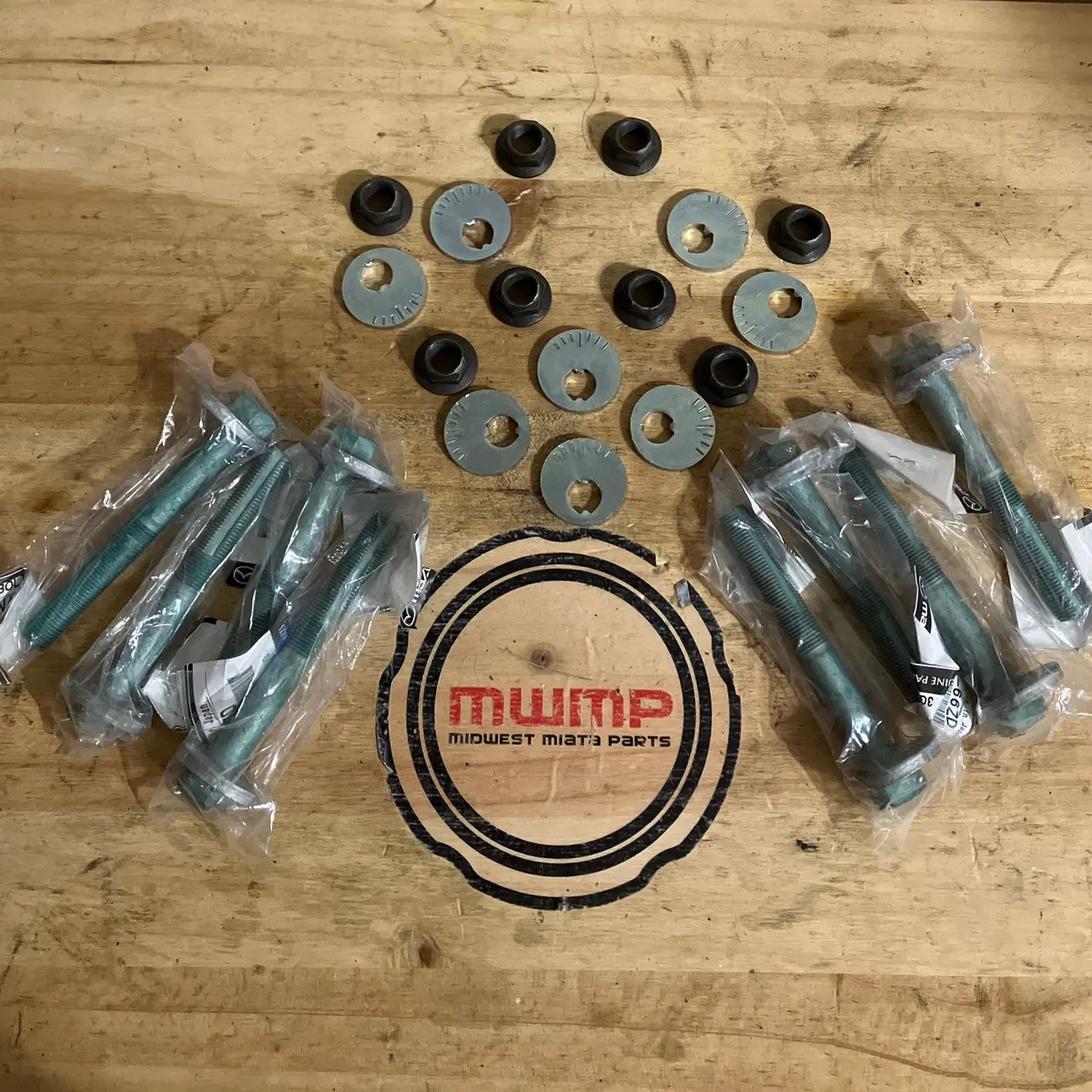 1990-2005 Mazda Miata Camber Eccentric Alignment Nut Bolt And Washer Kit Na80-28-66Zd 1