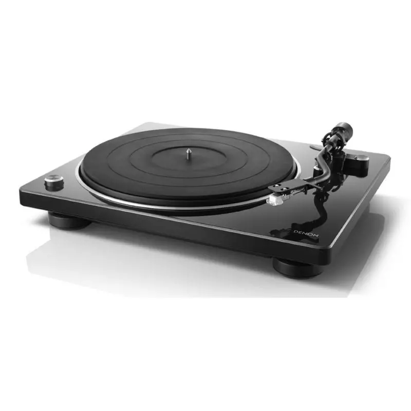 Denon Dp-400 Belt Driven Turntable With Pre Installed Mm Cartridge, Built In Phono Equalizer &Amp; S-Type Tone Arm 1