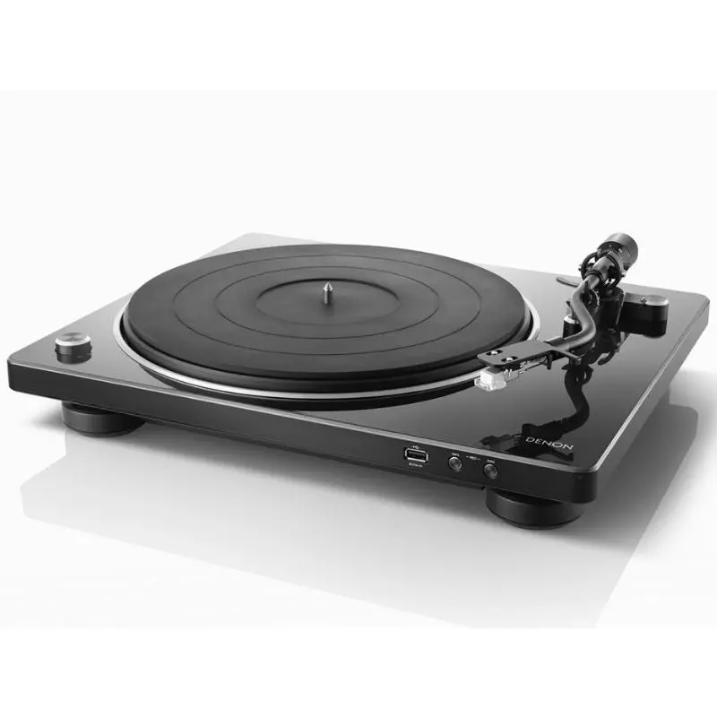 Denon Dp-450Usb Belt Driven Turntable With Pre Installed Mm Cartridge, Built In Phono Equalizer &Amp; Usb Output For Recording 1