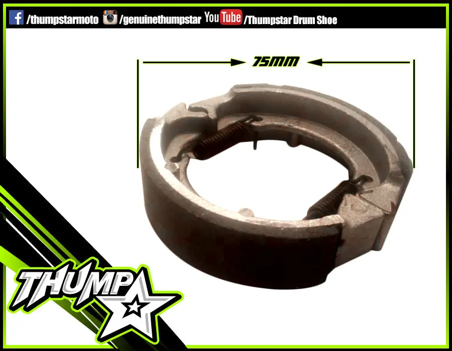 7023 | Brake Drum Shoes | 50Cc - 90Cc 1