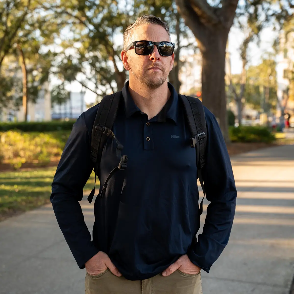 Men's Long Sleeve Rucking Polo 1