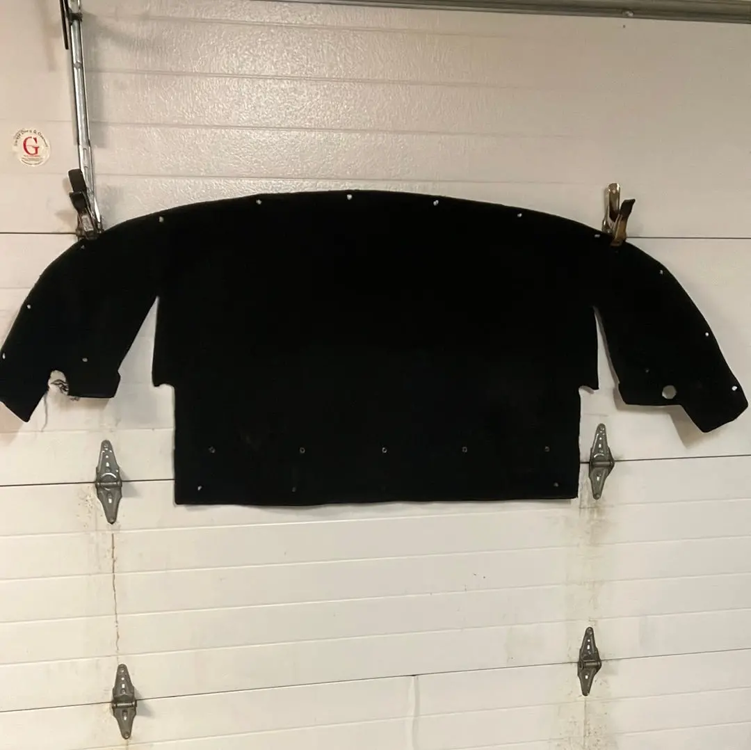 1990-1997 Mazda Miata Black Rear Deck Package Shelf Carpet 1