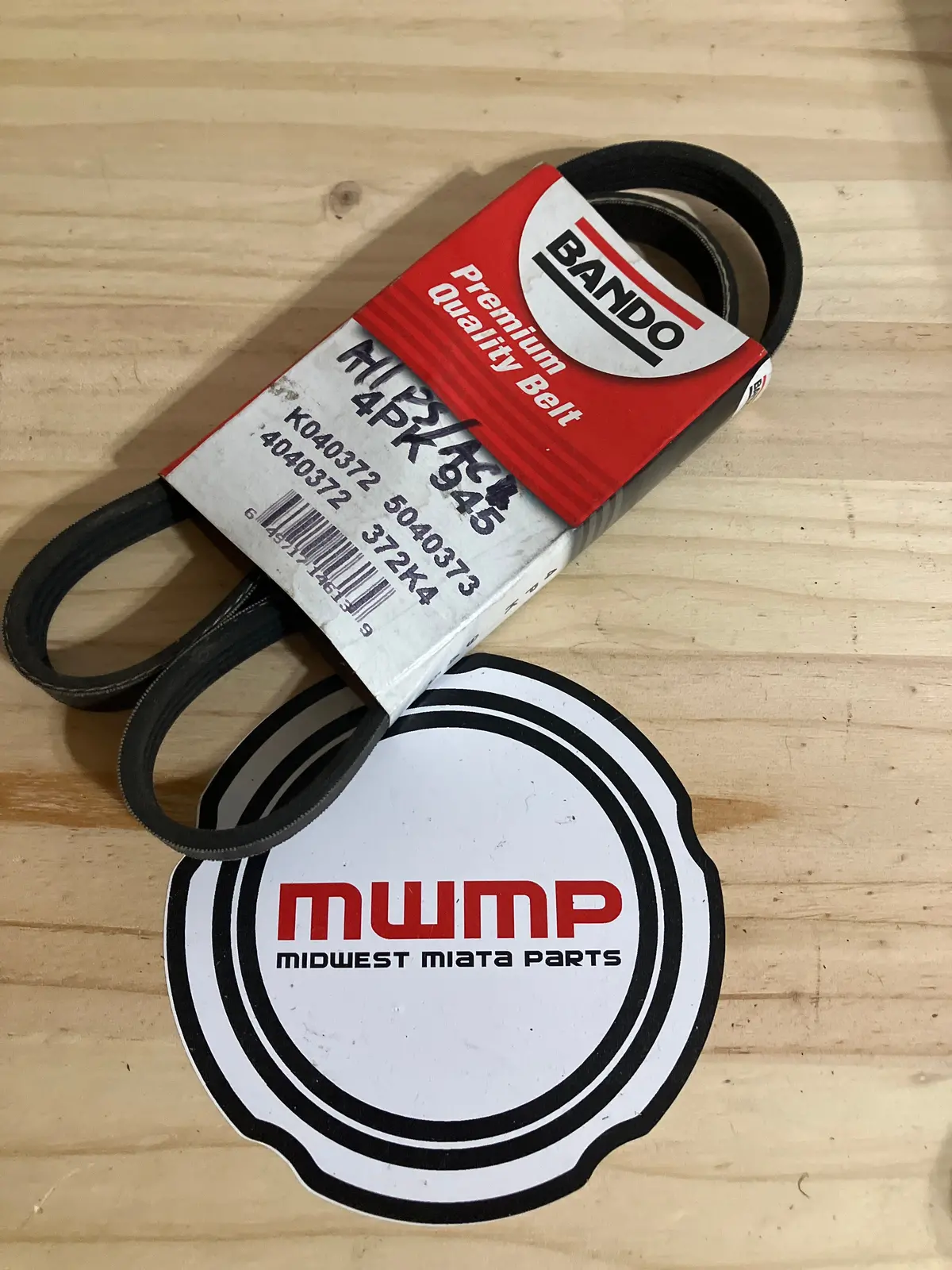 1990-2005 Mazda Miata Ac Power Steering Belt 1