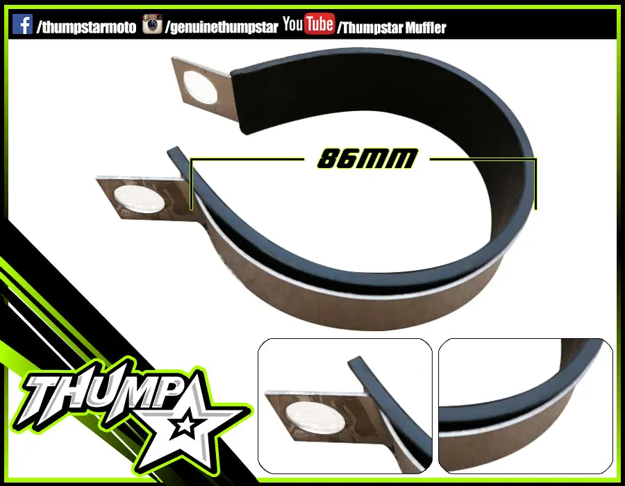 7496 | Exhaust | Muffler | Muffler Clamp | 86Mm Id 1