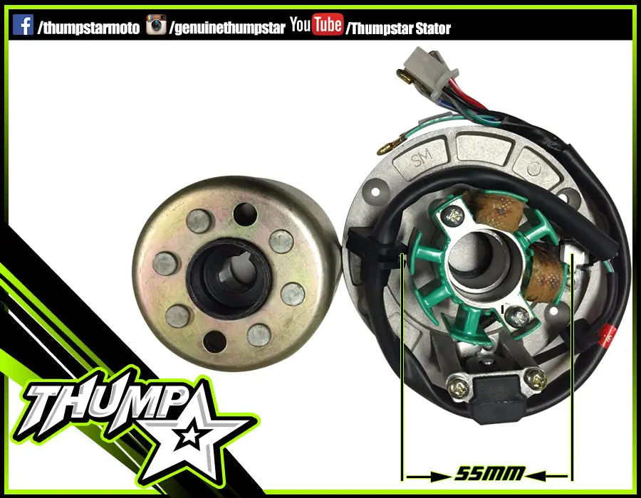 7354 | Engine | Stator/Flywheel | Zongshen 155Cc 1