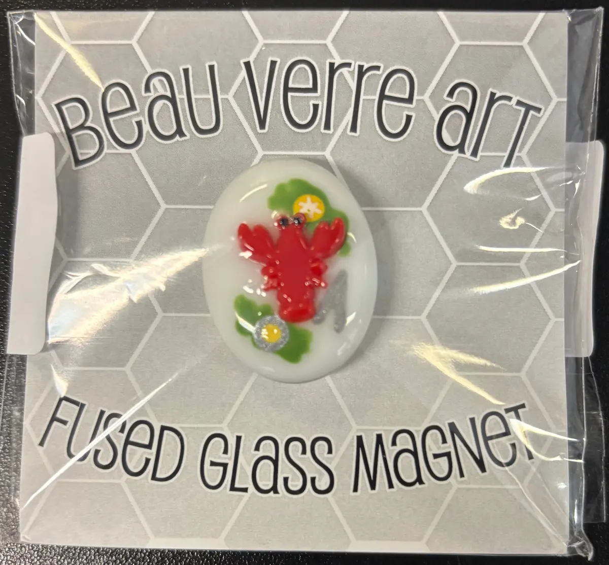 Beau Verre Lobster Dinner Glass Needle Minder 1